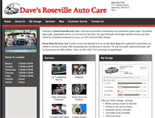 Tablet Screenshot of davesroseville.com